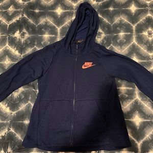 Nike girls kids (Child Size) zip up sweater.